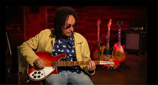 Mike Campbell and his 12-string Rickenbacker